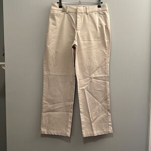 Dockers Women's Beige Petite Ideal Fit Straight Chinos